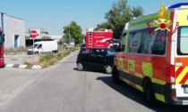 Grave incidente tra due auto in via Luparense a Cittadella