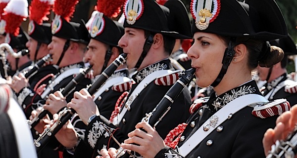Concerto di Natale con la Banda dei Carabinieri al Centro congressi della fiera di Padova
