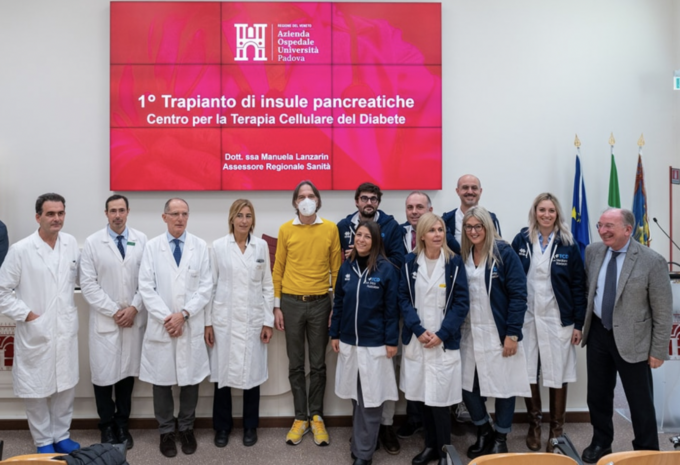 A Padova riuscito il primo intervento che permetterà a chi soffre di diabete di tipo 1 di eliminare la dipendenza da insulina