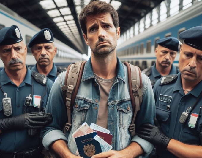 Rientra in Italia illegalmente e crea scompiglio in un locale