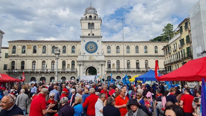 Veneto seconda maglia nera in Italia per numero di incidenti sul lavoro, a Padova il presidio del Primo Maggio