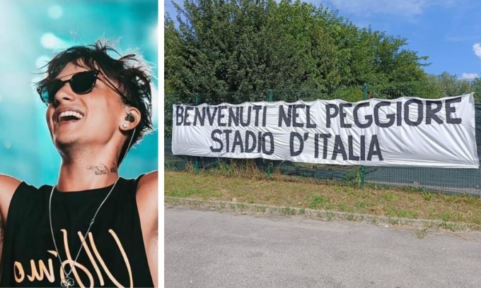 Ultimo e i 40mila fan all’Euganeo, per i tifosi è il colpo di grazia: “Benvenuti nel peggior stadio d’Italia”