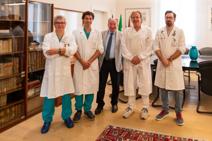 Paziente con grave cardiomiopatia salvata a Padova grazie al primo defibrillatore extravascolare