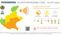 Piogge intense sul Veneto, allerta idrogeologica arancione su due bacini in provincia di Padova