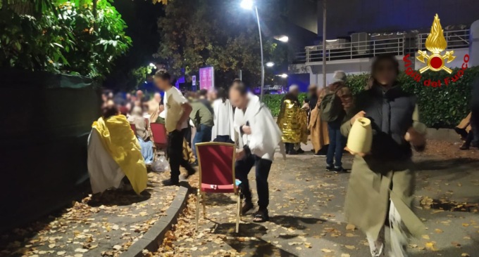 Incendio in un hotel di Abano Terme, oltre 200 ospiti evacuati e 40 in ospedale
