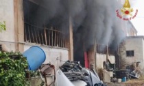 Incendio alla Carrozzeria Euganea di Battaglia Terme: distrutto il capannone