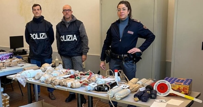 Sequestrati 46 kg di fuochi d’artificio illegali, scattano due denunce a Galliera Veneta e Ospedaletto Euganeo