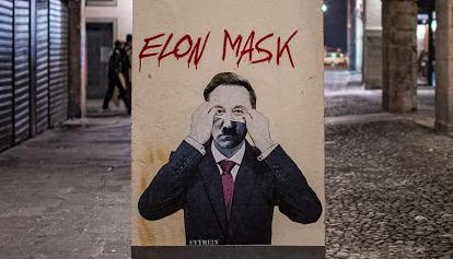 “Elon Mask”: la nuova opera del Banksy veneto