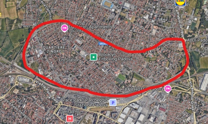 Zona rossa a Padova: dopo il buon esito in stazione, il Prefetto ha deciso di spostarla nel quartiere Arcella
