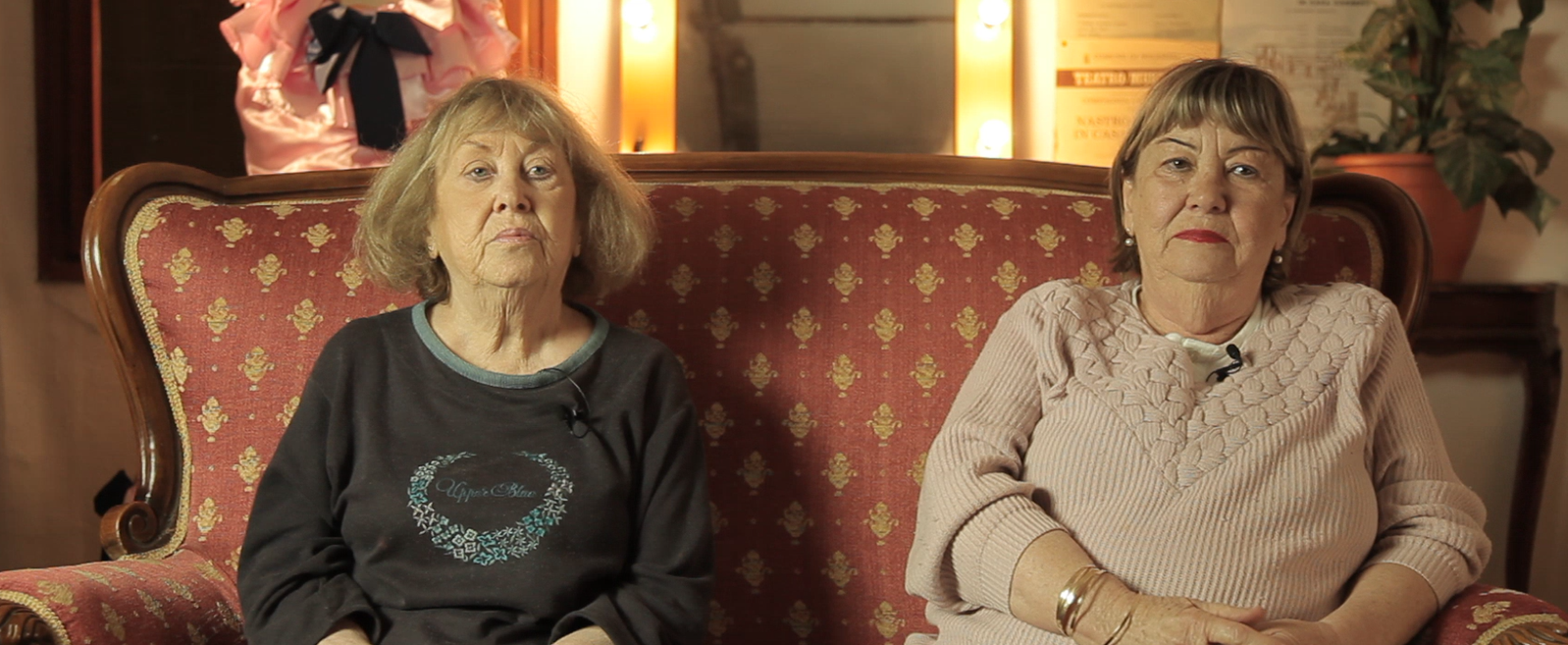 Ex dipendente e attice Irene Favaron con ex dipendente e suggeritrice Gianna Favaron