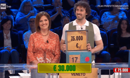 Giovanni da Ponte San Nicolò ad Affari Tuoi: accetta l'offerta da 30mila euro, ma nel suo pacco c'erano 75mila euro