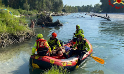 I Pompieri di Cittadella chiedono il concorso della Squadra Fluviale