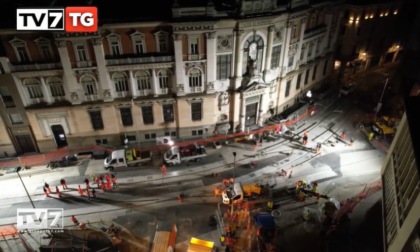 Tram Padova, lavori anche di notte: terminati gli scambi a Largo Europa