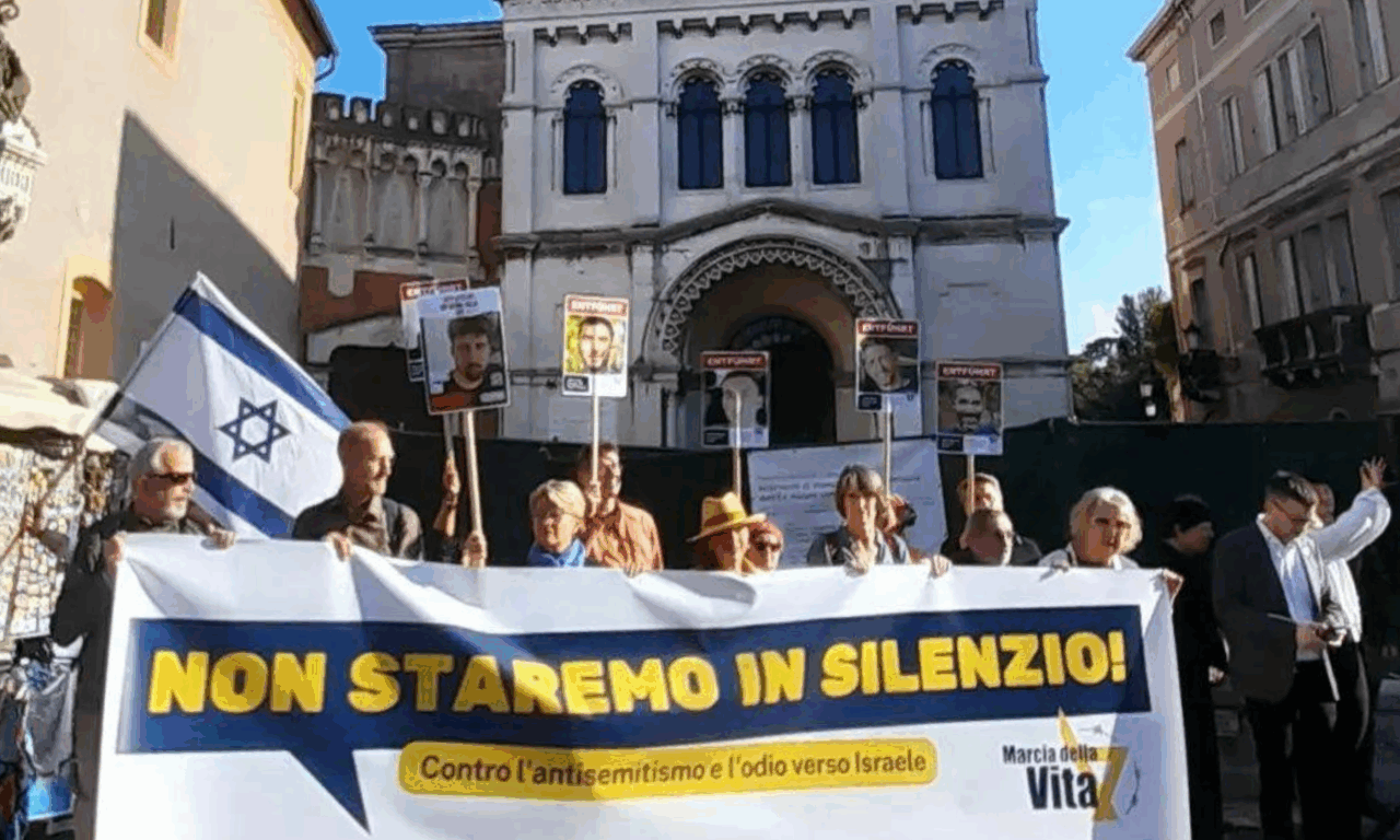 Primo corteo filo-israeliano in città: la comunità ebraica attraversa Padova