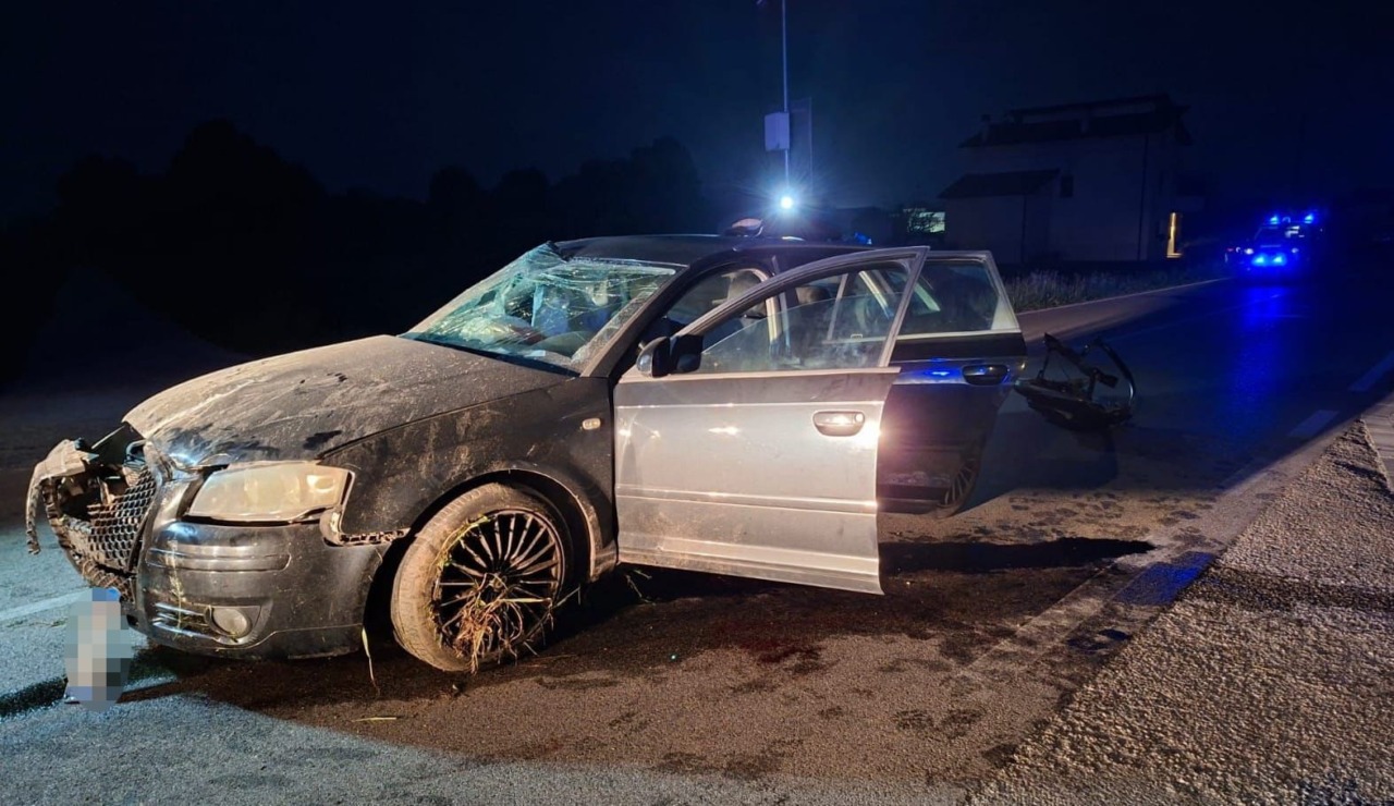 Audi A3 sbanda e va a sbattere a Piazzola sul Brenta, morto il passeggero 31enne