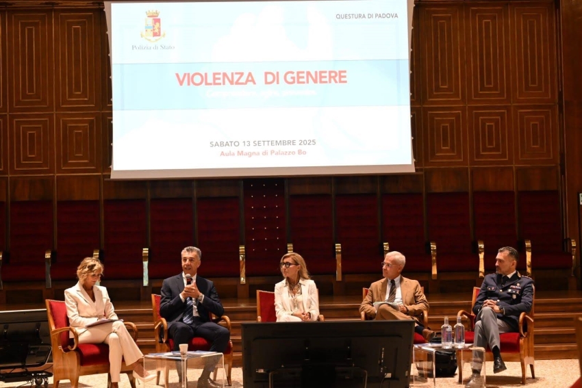 Gino Cecchettin all’Università di Padova per il convegno “Violenza di genere. Comprendere, agire, prevenire”