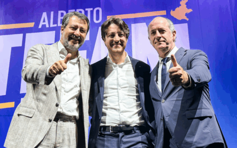 Salvini e Zaia aprono la campagna elettorale di Stefani a Padova senza FdI e FI: il “Doge” capolista ovunque