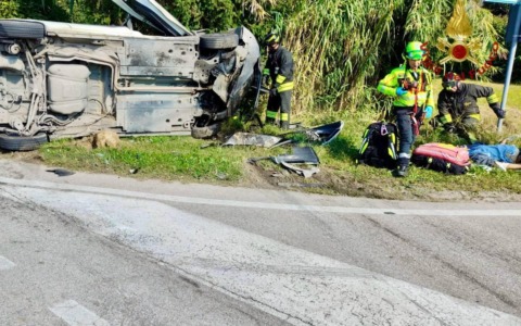Quattro feriti nell’incidente tra un Doblò e una Skoda a Campodarsego
