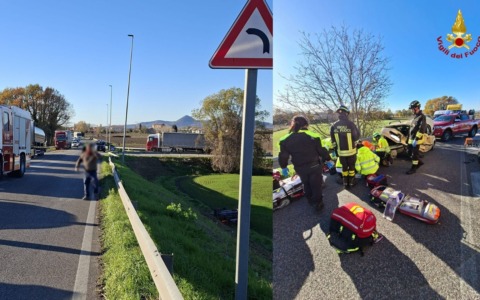 Incidente tra un’auto e un furgone sulla Monselice Mare: c’è una vittima
