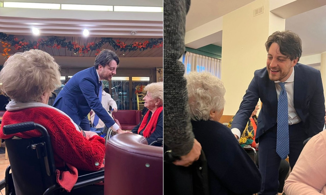 Stefani, il giorno dopo la vittoria: la prima tappa è una RSA di Padova