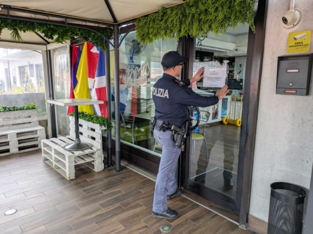 Discoteca chiusa per 45 giorni con provvedimento del Questore