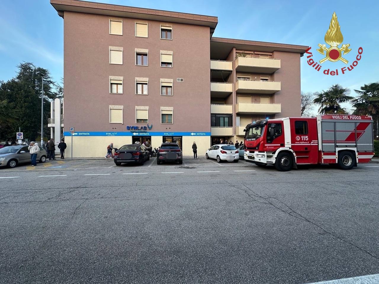 Evacuato il centro Synlab a Padova per fuoriuscita di sostanza urticante
