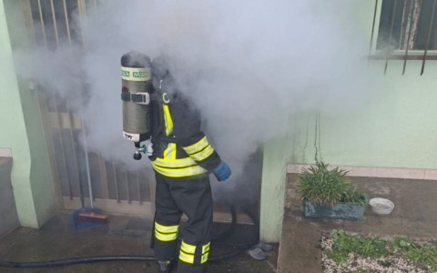 Incendio in un seminterrato a Montagnana