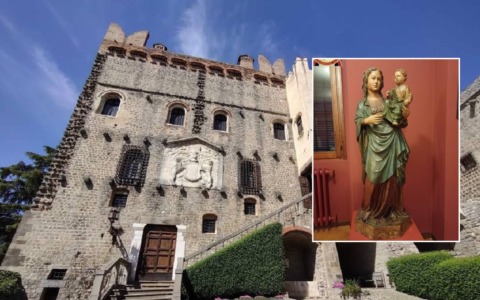 Recuperata statua del XIV secolo rubata cinquant’anni fa al Castello di Monselice