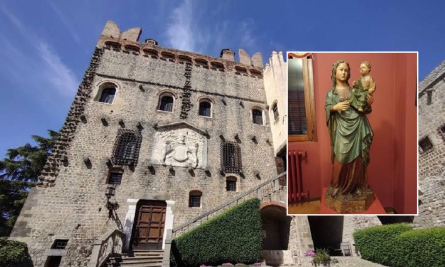 Recuperata statua del XIV secolo rubata cinquant’anni fa al Castello di Monselice