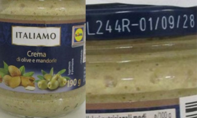 Attenzione alla crema di olive e mandorle: rischio botulino